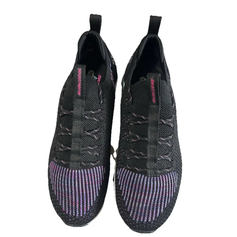 Skechers Women's Size 7 Skech Air Element 2 - 149401 Black Multi Athletic Shoes - Picture 4 of 11